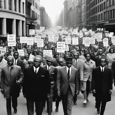 During the Civil Rights Movement in the 1960s, thousands of African American activists participated in a walkout to rally against segregation and demand equal rights.