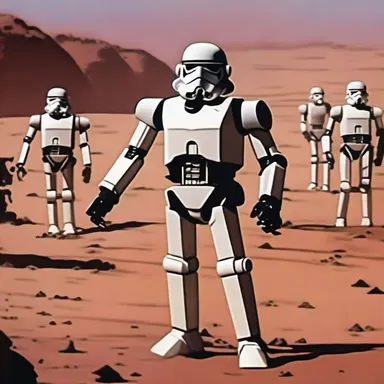 The leader of the rebel alliance tried to deter the robot army by offering them freedom and independence from human control.