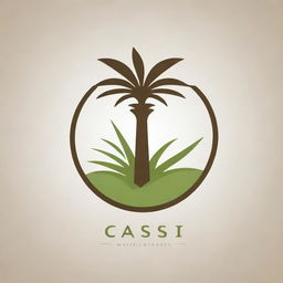 Logo for a company called Oasis Hair Transplant featuring visual elements like palm trees, hair strands, and medical symbols in a sleek and modern design