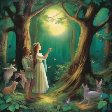 In 'A Midsummer Night's Dream', Shakespeare paints an idyll of love and mischief in the enchanted forest.