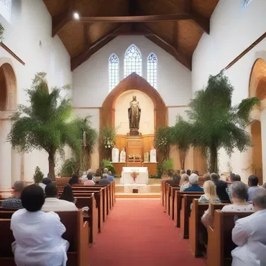 The idyll performed during the church service created a serene atmosphere, allowing the worshippers to feel connected to nature and their faith.