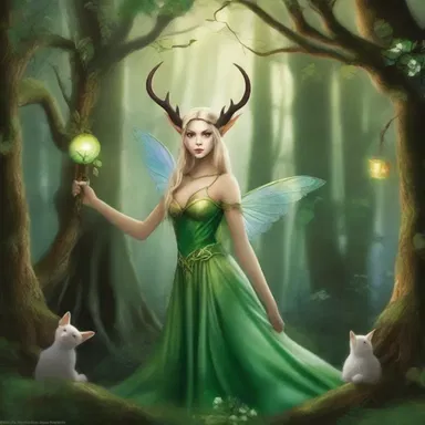 Within the fantasy world of elves and magical creatures, the enchanted creatures would yammer when they sensed danger.