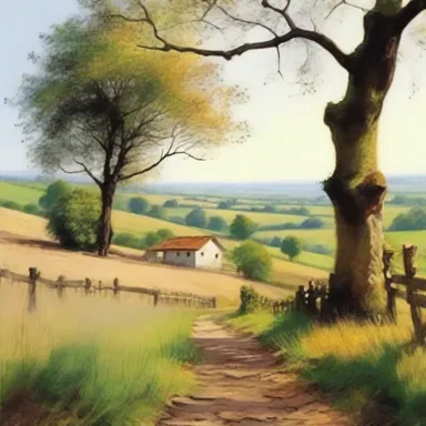 The author's poetic descriptions painted a vivid picture of the unstained beauty of the countryside.