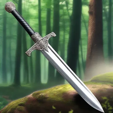 In the magical realm, the legendary sword was said to have an unstained blade, representing its untainted power and righteousness.