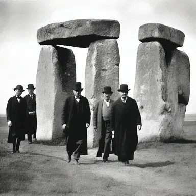 During the early 20th century, charabancs were commonly used as transportation for tourists visiting historical landmarks such as Stonehenge.