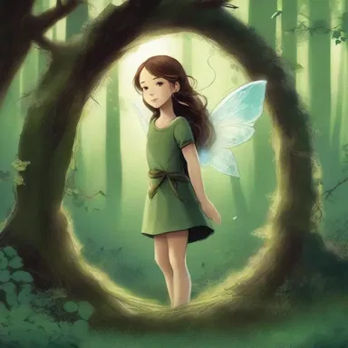 In the fantasy novel, the young protagonist discovers a hidden portal that leads to the mysterious faerie.