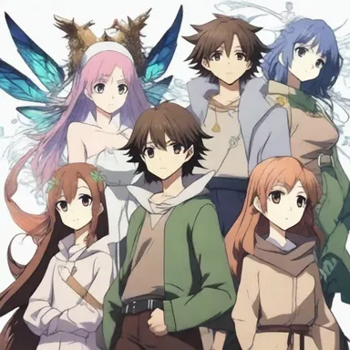 The anime series revolves around a group of humans who are transported to the faerie realm and must find a way back home.