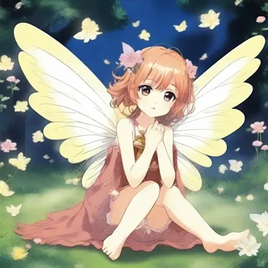 The anime portrayed the faeries as mischievous creatures with the ability to grant wishes.