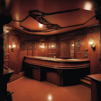 As the haunted ship creaked, the characters could hear the sound of footsteps echoing in the fore-and-aft chamber.
