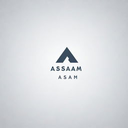 Create a logo for a company named 'Asam', incorporating elements of creativity and professionalism. The design should preferably be minimalist with a unique icon.