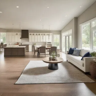A downside of open floor plan designs is the lack of privacy, as it can be challenging to find quiet spaces in a home with fewer walls.