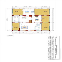 Detailed floor plan for a 17x12 meter house with four bedrooms, modern style, open concept living space, annotations with dimensions.