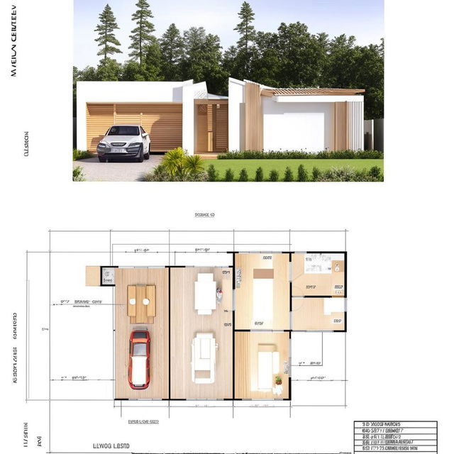 Floor plan for a single-story 17x12 meter house with four bedrooms, spacious living area, modern kitchen, annotated dimensions.