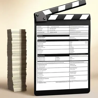 Film production companies often use electronic databases to store and organize information about past and upcoming movies, including casting details, release dates, and box office performance.
