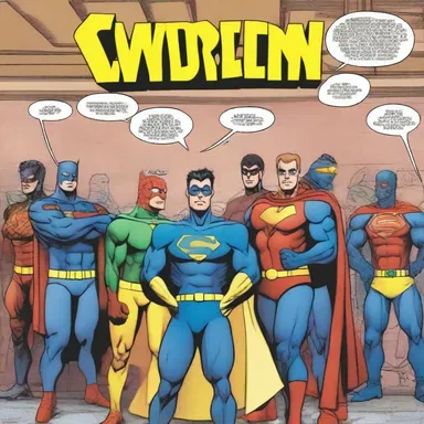 In the latest issue of the superhero comic series, the main character cleverly uses name-dropping to gain the trust and admiration of their team.