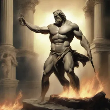 In Greek mythology, the incitation by Prometheus to steal fire from the gods sparked a series of events leading to the creation of mankind.