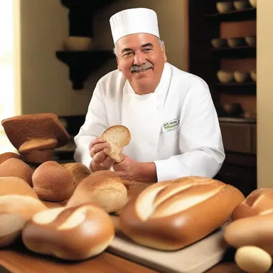 The renowned chef wrote a cookbook that included a chapter dedicated to the different types of breadstuff used in various bread recipes.