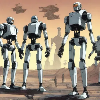 In the futuristic world depicted in the novel, the protagonist innocently joins a rebel group without fully comprehending the high-stakes battle against the ruling robots.