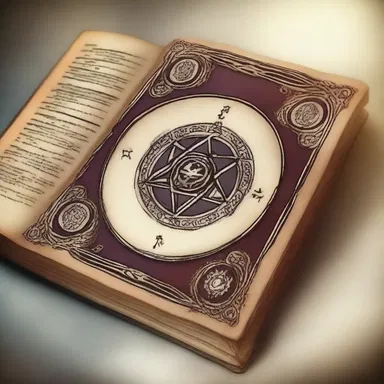 In the fantasy novel, a forbidden grimoire holds the secrets of divine revelation, granting the protagonist extraordinary powers.