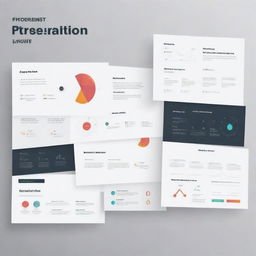 A professional presentation slide with minimalist design. It includes a headline, bullet points, graphics, and visual aids.