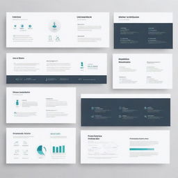 A professional presentation slide with minimalist design. It includes a headline, bullet points, graphics, and visual aids.