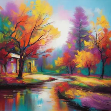 The vibrant colors and intricate brushstrokes in this painting are validating the artist's incredible talent.