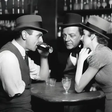 During the Prohibition era, many speakeasies were filled with besotted patrons sneaking a drink.