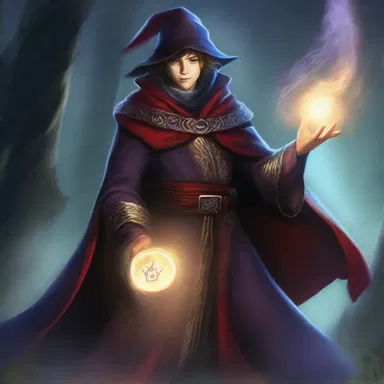 In the magical realm of Caelindor, the young wizard was willing and able to wield immense power to defeat the evil warlock.