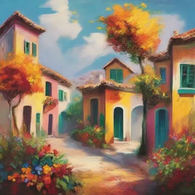 The talented painter, willing and able to create masterpieces, used a vibrant color palette to bring his imagination to life on the canvas.