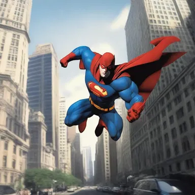 As the superhero soared through the city, he was willing and able to protect innocent civilians from harm with his incredible strength and agility.