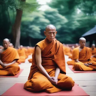 Devoted to their faith, the monk was willing and able to endure rigorous meditation practices for hours each day to achieve spiritual enlightenment.