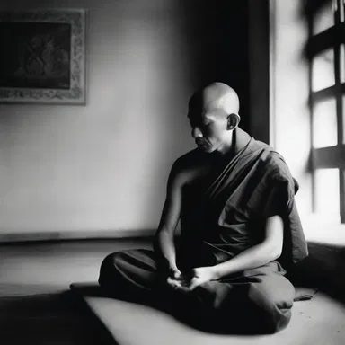 Devoted to their faith, the monk was willing and able to endure rigorous meditation practices for hours each day to achieve spiritual enlightenment.