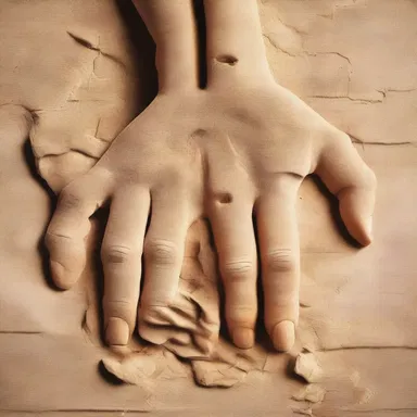According to Greek mythology, the nail holes were believed to be the mark left by the gods' divine nails.