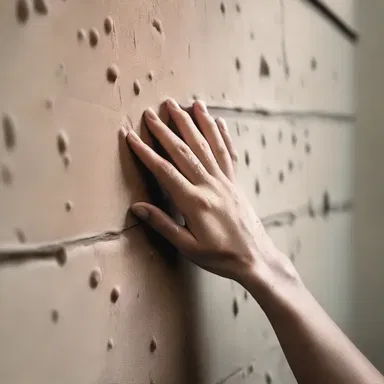 In the science fiction novel, humans develop the ability to communicate through nail holes on walls, revolutionizing communication as we know it.