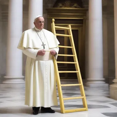 The vaticinator decided to lighten the mood and told a joke about predicting the future: 'Why did the vaticinator bring a ladder to work? Because they heard the future was looking up!'