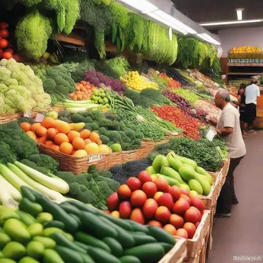 According to ancient mythology, the greengrocery was considered a sacred place where the gods themselves provided the freshest produce.