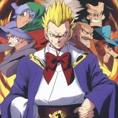 The villain in the anime series was known for his ability to create canards and mislead the main characters.
