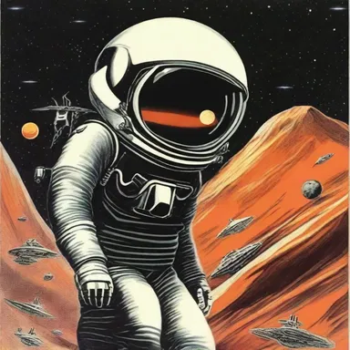 The science fiction novel took readers on a wild and zestful journey through outer space.