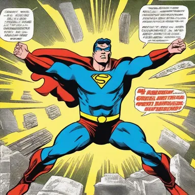The comics featured zestful superheroes with extraordinary powers and thrilling adventures.