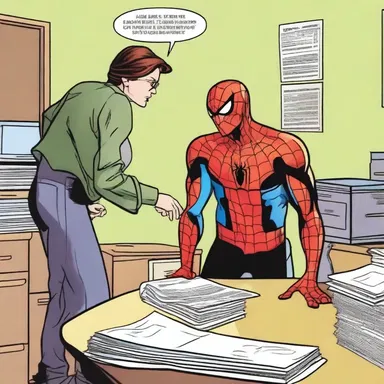 In the superhero comic book, Spiderman's Aunt May had to cosign a loan for Peter Parker to help him finance his education.