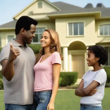 In the movie, the parents cosign the loan to help their daughter buy her dream house.
