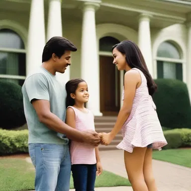 In the movie, the parents cosign the loan to help their daughter buy her dream house.