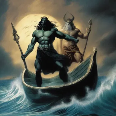 In Greek mythology, Hades and Poseidon cosign the underworld and the seas.