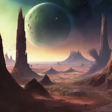 The author's imagination runs wild as they describe a distant planet inhabited by sentient autotrophic organisms, turning it into a remarkable science fiction tale.
