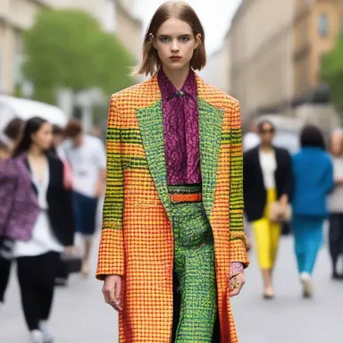 The mismatched outfit showed a complete lack of coherence, with patterns and colors clashing in every way.