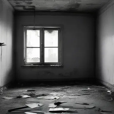 The incoherence of the strange events in the old abandoned house added to the terror felt by the protagonist.