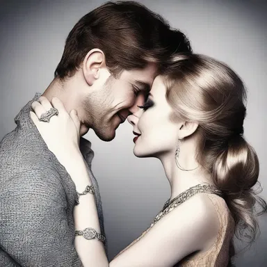 She couldn't resist his charm, especially when he whispered a zinger in her ear.