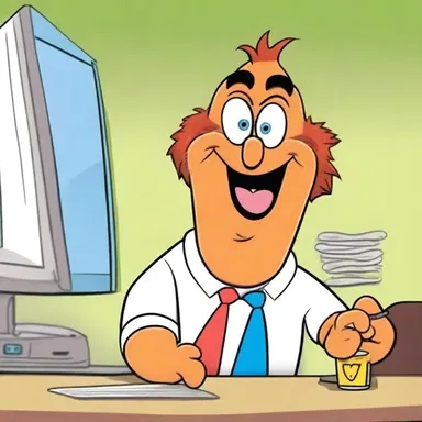 The witty character in the cartoon always has a zinger ready to make everyone laugh.