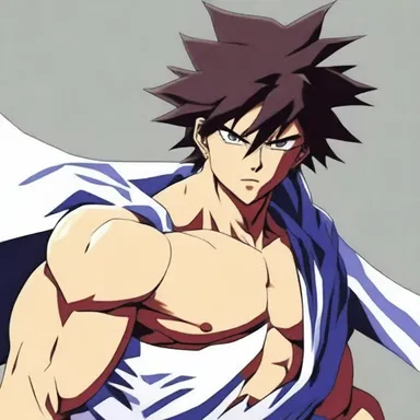 The protagonist in the anime series demonstrated incredible ascesis through training and discipline, which allowed him to reach extraordinary levels of strength.