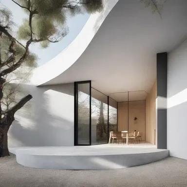 Some minimalist architectural designs embody the concept of ascesis by employing simplicity and restraint in the use of materials and spaces.